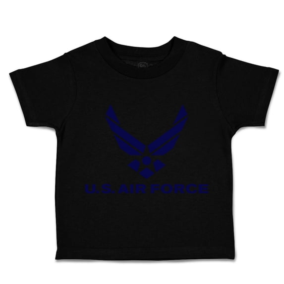 Toddler T-Shirt U.S Air Force Boy & Girl Clothes Cotton Funny Tee Black 3T