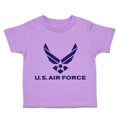thumbnail image 1 of Toddler T-Shirt U.S Air Force Boy & Girl Clothes Cotton Funny Tee Lavender 18 Months, 1 of 5