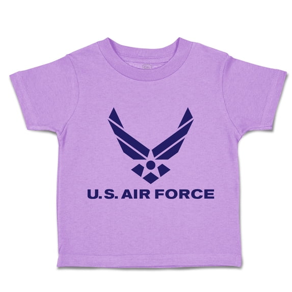 Toddler T-Shirt U.S Air Force Boy & Girl Clothes Cotton Funny Tee Lavender 18 Months