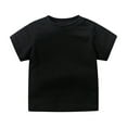 thumbnail image 1 of Toddler T Shirts Basic Short Sleeve Tee Baby Boys Girls Tshirt Infant Baby Solid Crewneck Shirt Summer T-Shirt, 1 of 5