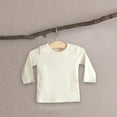 thumbnail image 1 of Toddler T Shirts For Solid color Long Sleeve T Shirts Crewneck Cottom Boy Shirt Boys Size Beige Shirts 18-24 Months Cute&nbsp;Boy Girl&nbsp;Clothing, 1 of 2