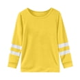 thumbnail image 1 of Toddler T Shirts For Solid color Yellow Long Sleeve Shirt Girls Basic Crewneck Cotton Kids Sweatshirt Boys 2-3 Years Clothes Cute&nbsp;Boy Girl&nbsp;Clothing, 1 of 5