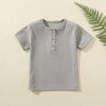 thumbnail image 1 of Toddler T Shirts Trendy Kids Short Sleeve Shirts for Boys Light Gray T Shirts Boys Tee Shirts 2T Boy Clothes, 1 of 3