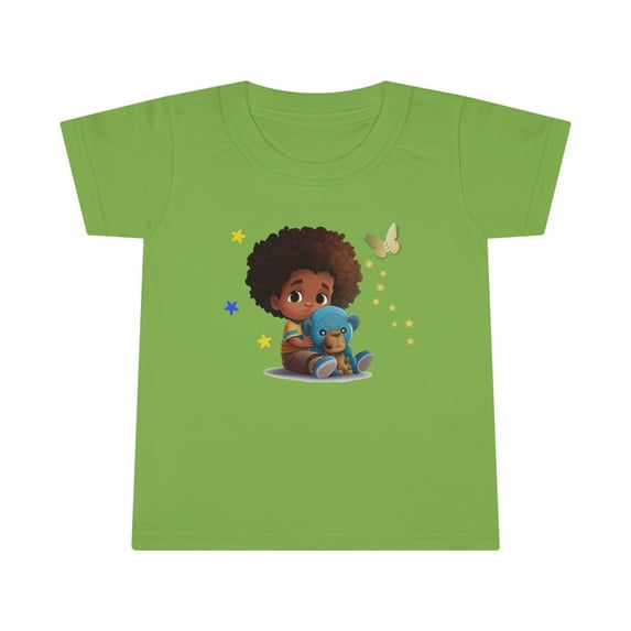 Toddler T-shirt, Boy with Bear, Kid's T-shirt, T-shirt