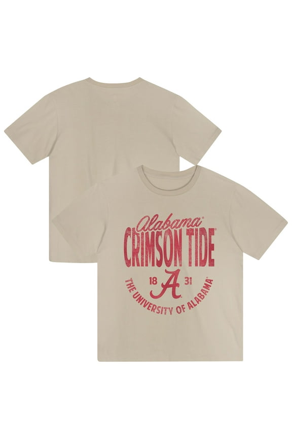Toddler Tan Alabama Crimson Tide News Flash T-Shirt