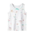 thumbnail image 1 of Toddler Tank Top Set Fashion Tank Tops Sleeveless Cami Tanks Cotton Floral Undershirt for Dance Floral Kids Summer Vest Green,100, 1 of 3