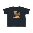 thumbnail image 1 of Toddler Tee, Dog Lover Shirt, Kids Pet Apparel, Stay Pawsitive, Birthday Gift for Kids, Animal Lover Gift, Cute Toddler Shirt, Fine Jersey, 1 of 5