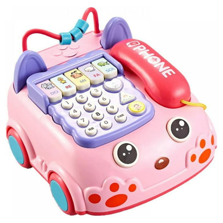 Toddler Telephone Developmental Toys for 1 2 3 Year Old Boy Girl Gifts Toy Baby Telephone with Music and lighting Baby Toys Educational Learning Toys for 12 18 24 Months Walmart