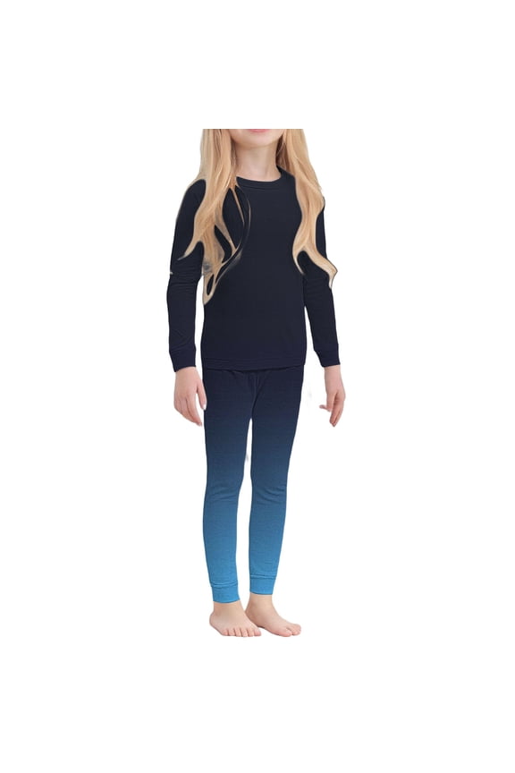 Toddler Thermal Base Layer Kids Long J??h??s Fleece Lined Underwear 2 Set Athletic Shirt Pants for Ski/Cold weather
