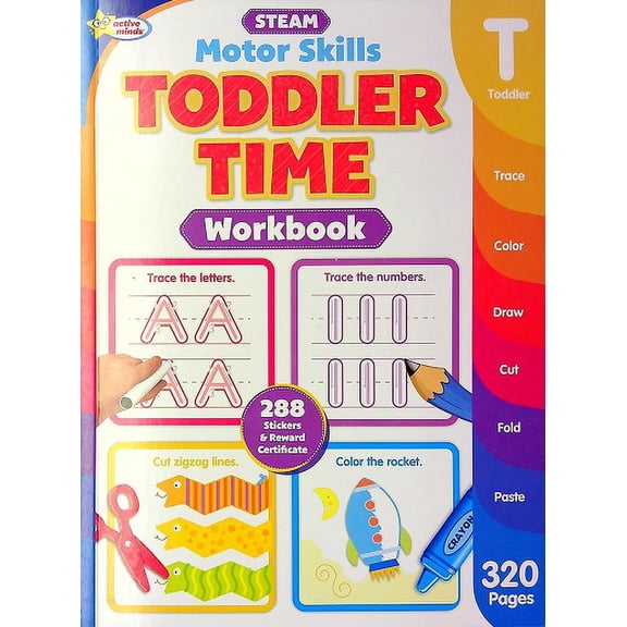 Toddler Time STEAM Workbook