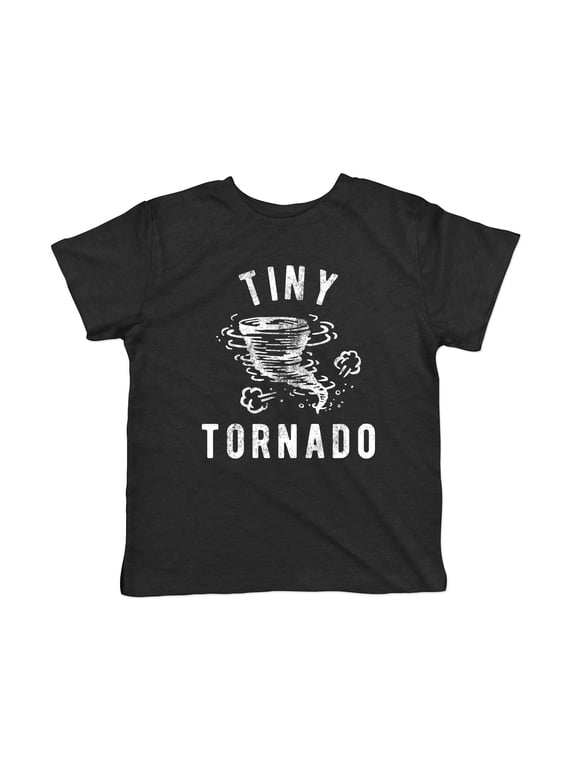 Toddler Tiny Tornado T Shirt Funny Chaos Crazy Littke Kid Graphic Novelty Tee