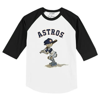 Toddler Tiny Turnip White Houston Astros Stitched Baseball T-Shirt