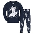 thumbnail image 1 of Toddler Toddler Boys Pajamas Long Sleeve Crew Neck Cartoon Printing Top and Pants PJ Set Sleepwear Boys Outfits Sets 1-2 Years, 1 of 6