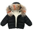 thumbnail image 1 of Toddler Toddler Winter Coat Light Weight Water-Resistant Fleece Hooded Kids Puffer Jacket Boys Winter Coat Size 2-3 Years, 1 of 5