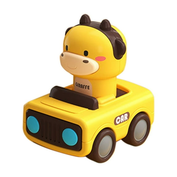 Toddler Toys Kids Toy Cars QTOCIO Push And Go Character Race Car Toy For Toddlers With 360 Degree Rotating Head Soft Rubber Wheels And Strong Design For Interactive Play