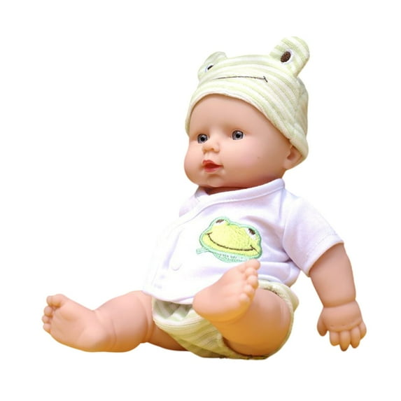 Toddler Toys Kids Toy Gifts QTOCIO 11.02in Voice Talking Vinyl Simulation Doll Soft Rubber Baby Toys Kindergarten Early Education Dolls Children's Playmate