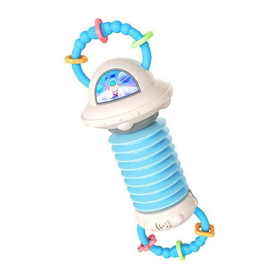 Toddler Toys Kids Toy Gifts QTOCIO Astronaut Shape Accordion Music Educational Toys Cute Shape Kids Toddlers Preschool Music Toys With Kinds Of Sound Effects Early Education, Blue