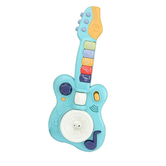 Toddler Toys Clearance! Kids Toy Gifts QTOCIO Children's Music Small Guitar Early Education Educational Instrument Guitar Electronic Toys, Blue