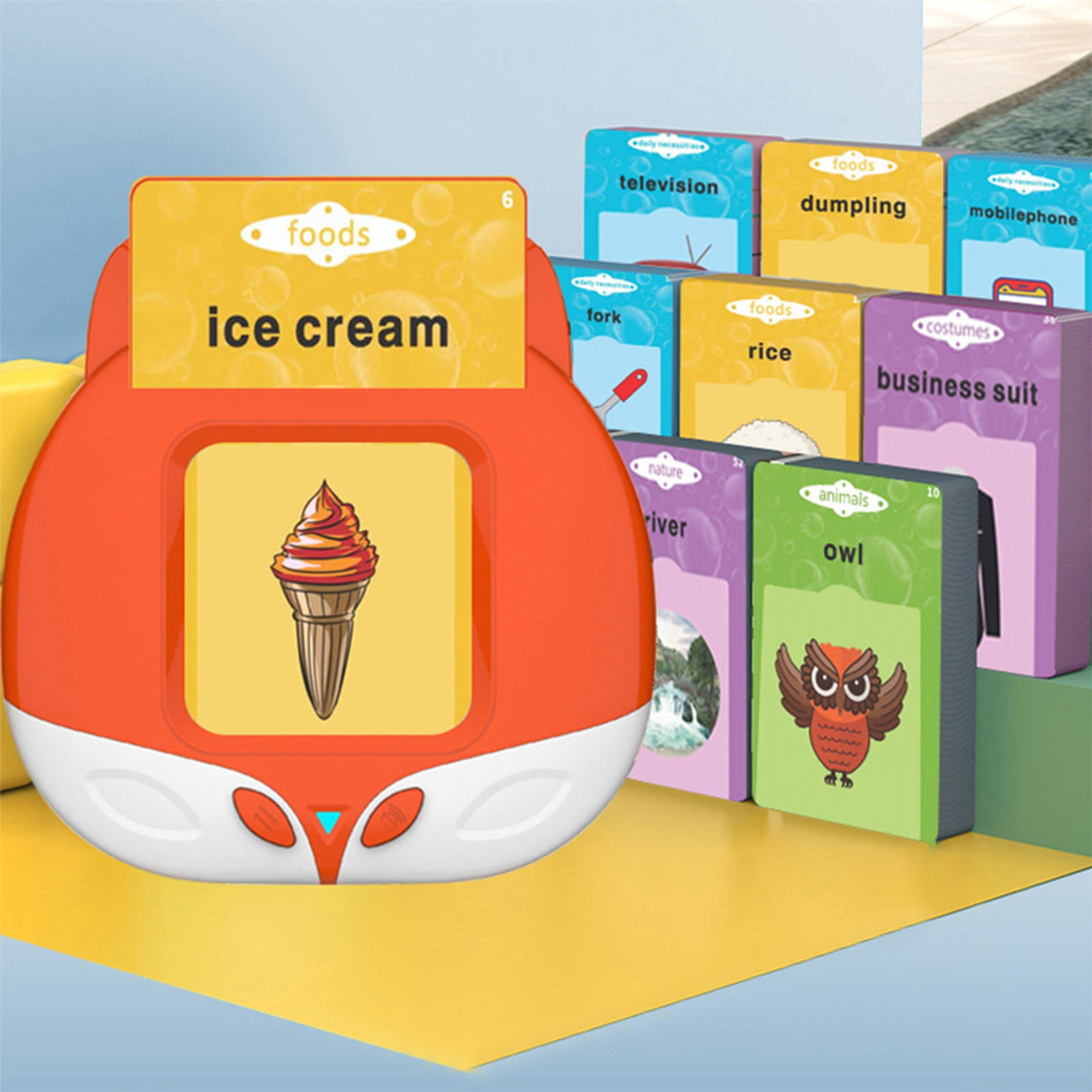 Toddler Toys for Girls 2 3 4 5 Year Old, Learning Talking Flash Cards