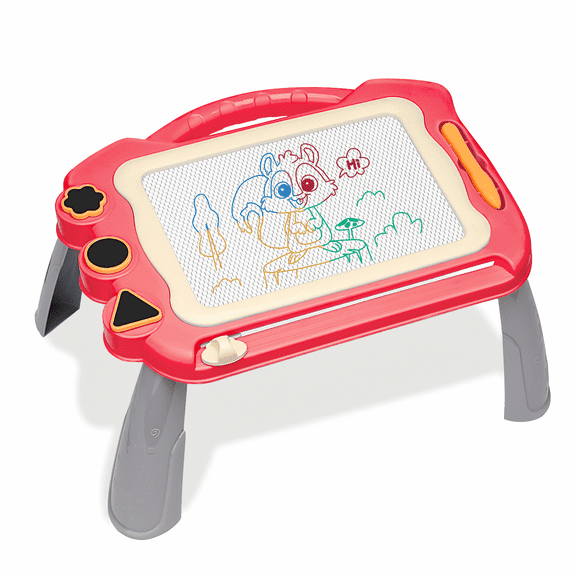 Xueyu Toddler Toys, Magnetic Drawing Board for Girls Boys, Erasable Doodle Board, Learning Toy for Toddler 1 2 3, Birthday Christmas Stocking Gifts (Red)