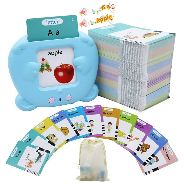 Toddler Toys Talking Flash Cards for Year Old Boys and