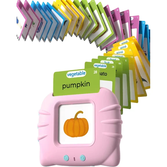 Toddler Toys Talking Flash Cards Learning Toys for 2 3 4 5 Years Old Boys Girls,Educational Interactive Talking Flashcard Toy,Preschool  Toys for Toddlers,112 Flashcard with 224 Sight Words