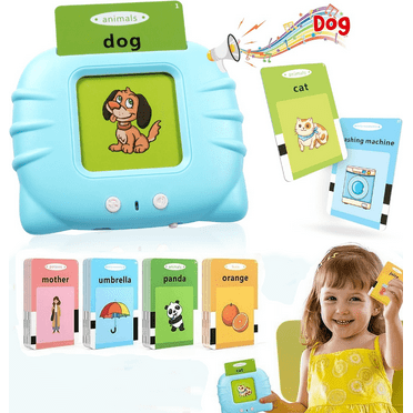 Toddler Toys Talking Flash Cards Learning Toys for 2 3 4 5 Years Old Boys Girls,Educational Interactive Talking Flashcard Toy,Preschool Montessori Toys for Toddlers,112 Flashcard with 224 Sight Words