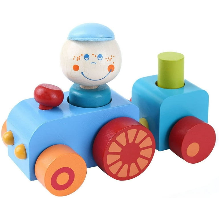Pull along hotsell wooden train