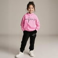 thumbnail image 1 of Toddler Tracksuit Athletic Sweatsuits Sets,2PC Long Sleeve Pink Tracksuit Hoodie and Active Jogger Pants Fall Clothes Little Girls Clothes 18-24 Months Cute&nbsp;Boys Girls&nbsp;Clothing, 1 of 6