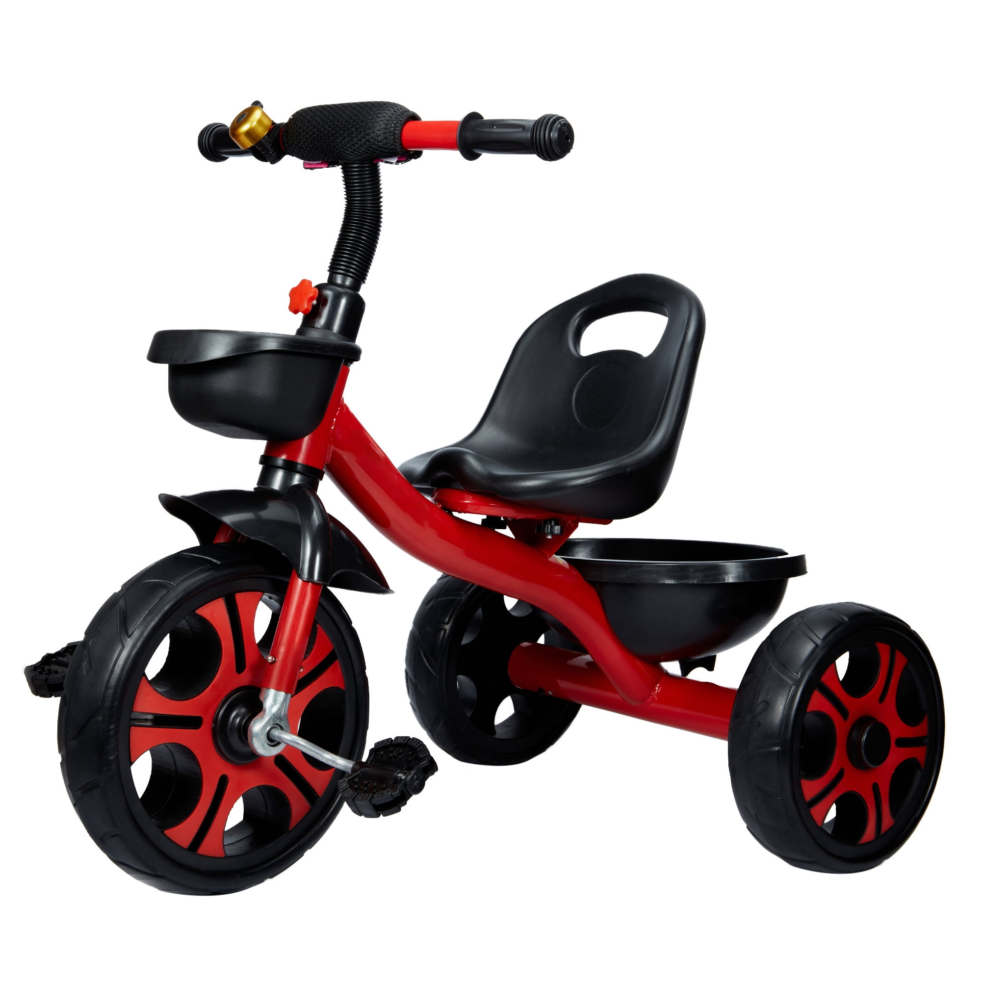 Radio Flyer Classic Red Dual Deck Tricycle for Kids, 12 Radio Flyer Classic Red Dual Deck Tricycle for Kids, 12