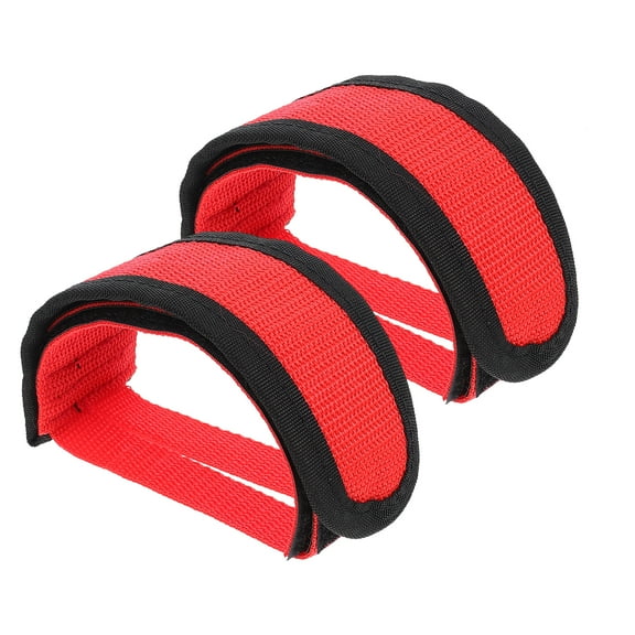 Toddler Tricycle Leashes Kids' Bicycles Foot Petal Strap Parts Muzzle Feet Pedal Straps for Bike Red Nylon Child