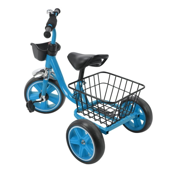 Toddler Tricycle Toddler Bike with Pedals Tricycle for 2-5 Year Olds Birthday Gifts for Boys and Girls Red\Blue