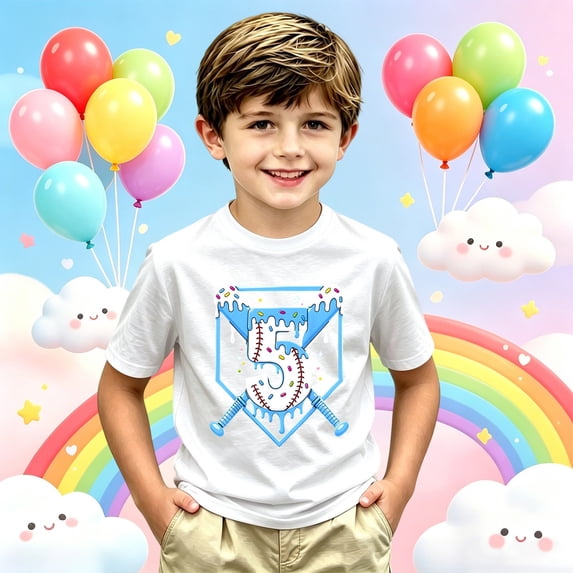 Toddler Tshirts Boys 6t Crewneck Letter Print Back To School Short Sleeve T Shirts Cotton Trendy Tops Preppy Clothes for Children