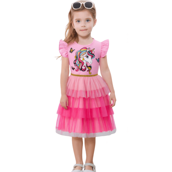 Toddler Tutu Dresses Unicorn Dress 2T (968)