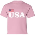 thumbnail image 1 of Toddler USA Shirt - Girls Boys Graphic Tees - American Flag 4th of July Patriotic Timeless 2T 3T 4T 5/6T, 1 of 2