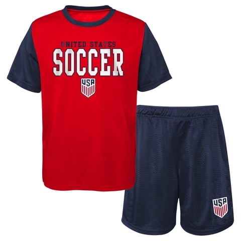 United States Men's National Team USMNT USA Toddler Boy's 2-Piece Soocer Kit Set