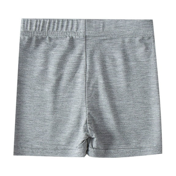 Toddler Underwear Briefs Loose Fit Solid Color Breathable Trunks Moisture Wicking Elastic Waist Comfortable Grey Girl Boxers Sizes 3-4