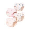 thumbnail image 1 of Toddler Underwear Girls Size 7-9 Years Kids Baby Cute Comfortable Cartoon 4Pcs Adorable Colorful Lightweight Delicate White Training Pants, 1 of 3