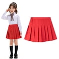 thumbnail image 1 of Toddler Uniform Skirt A-Line Pleated Skirt with Undershorts Back To School Clothes for Toddler Girls Mini Skirt 2-3 Years, 1 of 5