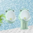 thumbnail image 1 of Toddler Urinal,Frog Pee Training,Frog Potty Training Toilet for Boys,Urinal Potty Training,Standing Potty Training Urinal for Boys Toilet With Funny Aiming Target(Green), 1 of 3