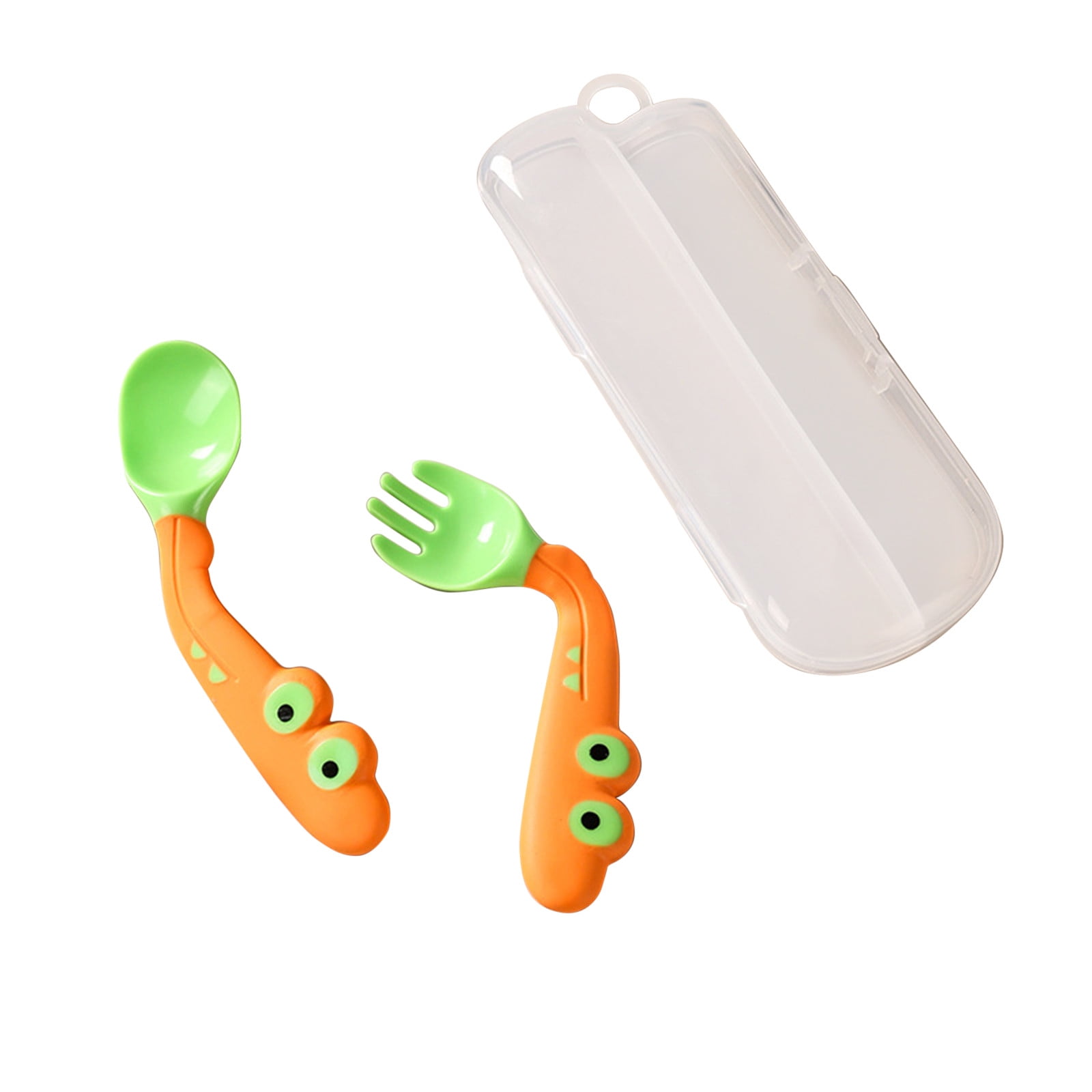 Toddler Utensils Baby Spoon And Fork Set For Self Feeding Learning