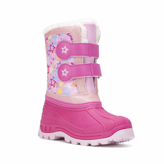 Toddler Warm Boots Girls Winter Snow Boots Child Rain Boot Waterproof Shoes Outdoor Size 8