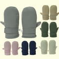 thumbnail image 1 of Toddler Waterproof Mittens Plush Lined Baby Boys Girls Winter Warm Glove Double-Layer Anti-Slip Kids Snow Infant Ski Mitten for 1-8Y Kids, 1 of 9