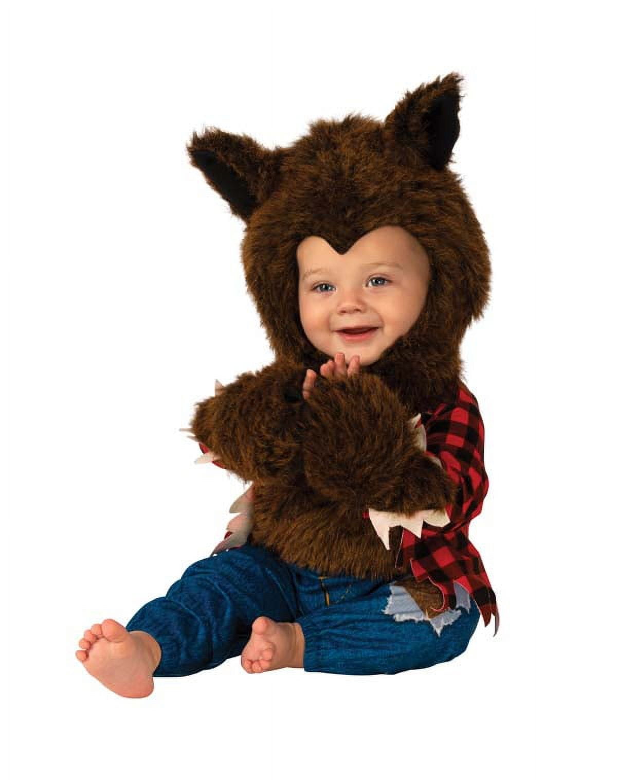 Toddler Way to Celebrate Werewolf Halloween Costume 34T, Brown, Red