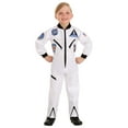 thumbnail image 1 of Toddler White Astronaut Jumpsuit Costume, 1 of 13