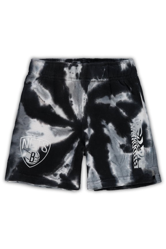 Toddler White/Black Brooklyn Nets Santa Monica Shorts