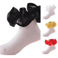 thumbnail image 1 of Toddler White Socks Floor Socks Lace Socks with Ripple and Ruffle Socks for Toddler Girls Fix Socks 1-3 Years, 1 of 6