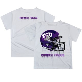 TCU Horned Frogs Women's Auxiliary Logo Tri-Blend V-Neck T-Shirt - Purple -  $24.99