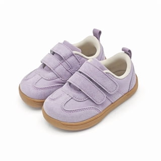 Toddler Wide Toe Box Barefoot Shoes Non-Slip Boys Girls Zero Drop Walking Shoe Lightweight Kids Slip-on Sneakers Running Tennis Shoes with Hook & Loop
