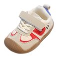thumbnail image 1 of Toddler Wide Toe Box Shoes Kids Boys Girls Walking Barefoot Shoes Slip On Sneakers Non Slip Zero Drop Shoes Beige Size 10.5 Little Child, 1 of 5